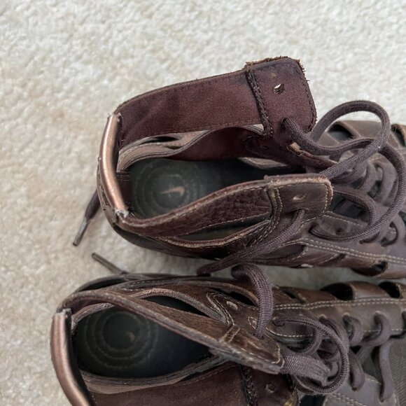 Y2K Nike Gladiator Lace Up Sandals Shoes 7.5 - Picture 9 of 9